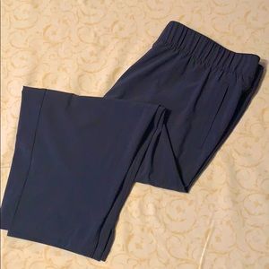 T by Talbots Navy Capri Pants. Elastic waist.